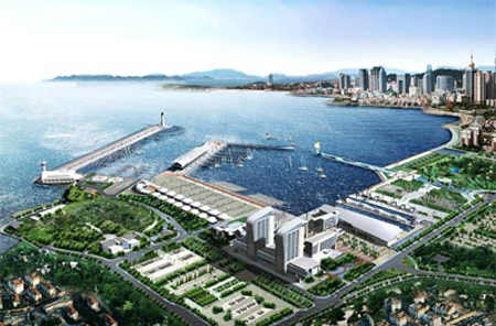 地点：位于中国山东省青岛市浮山湾畔，原北海船厂的厂区